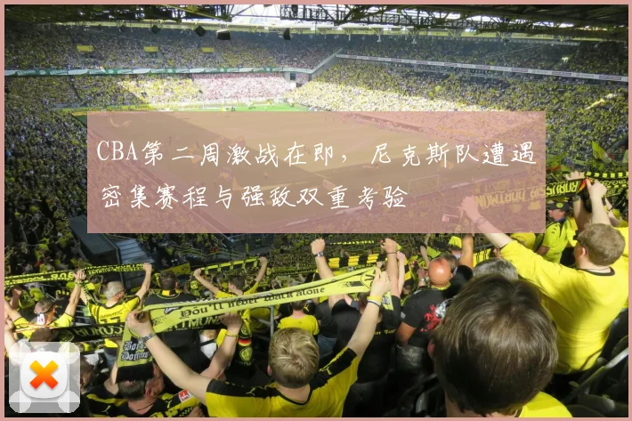 CBA第二周激战在即，尼克斯队遭遇密集赛程与强敌双重考验